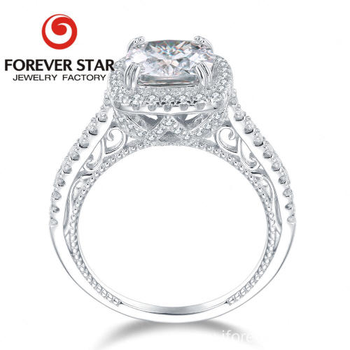 genuine Nano Diamond woman Engagement Ring